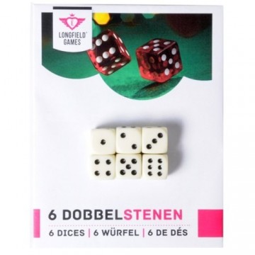 Dobbelsteen 6 stuks 16mm - Mox spellen