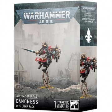 Adepta sororitas canoness with jump pack