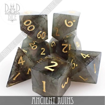 Ancient Ruins | Labradorite | 7 Dice Set