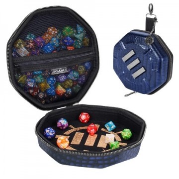 Blue dice case