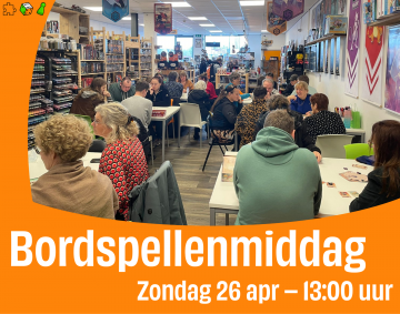 Bordspellenmiddag 26 apr
