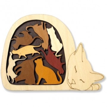 Cat basket breinpuzzel - mox spellen