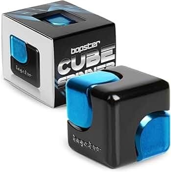 Cube spinner black  blue bobster mox spellen