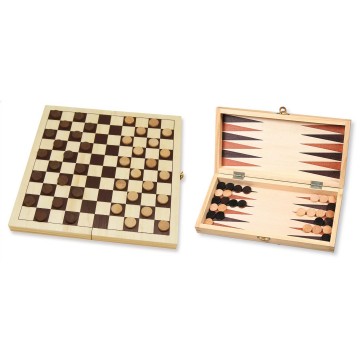 Dam en backgammon klapcassette   mox spellen