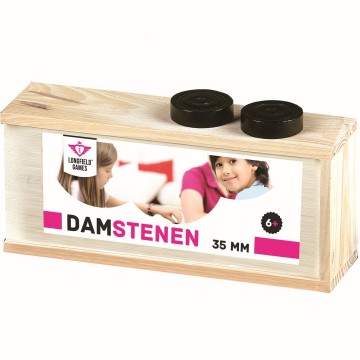 Damschijven 35mm in kist - mox spellen