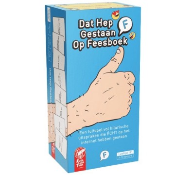 Dat hep gestaan op feesboek mox spellen