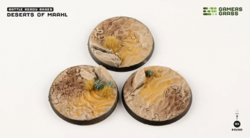 Deserts of maahl bases round 50mm x3