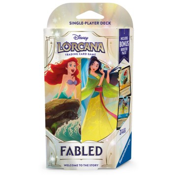 Disney lorcana fabled starterset ariel en mulan   mox spellen