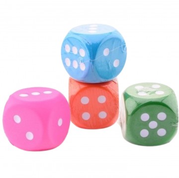 Dobbelsteen schuimrubber 120 mm   mox spellen 0