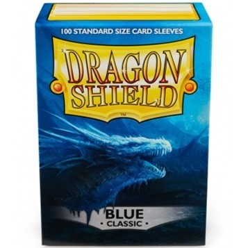 Dragon shield   sleeves classic blue100 stuks   mox spellen