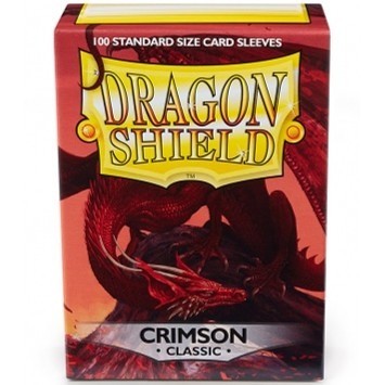 Dragon shield   sleeves classic crimson 100 stuks   mox spellen