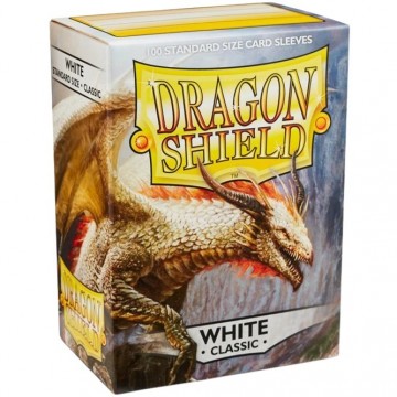 Dragon shield   sleeves classic white 100 stuks mox spellen