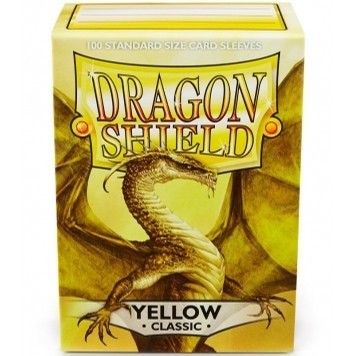 Dragon shield   sleeves classic yellow 100 stuks   mox spellen
