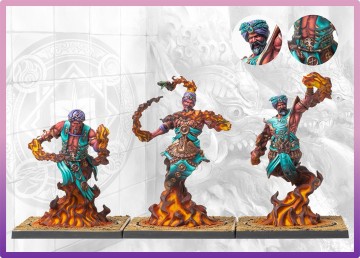 Efreet flamecasters   sorcerer kings kader