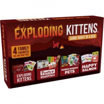 Exploding kittens game night in a box   bordspel