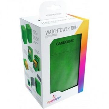 Gamegenic deckbox watchtower 100 convertible green   mox spellen