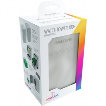 Gamegenic deckbox watchtower 100 convertible white   mox spellen