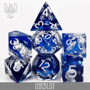 Inkblot | Liquid Core | 7 Dice Set
