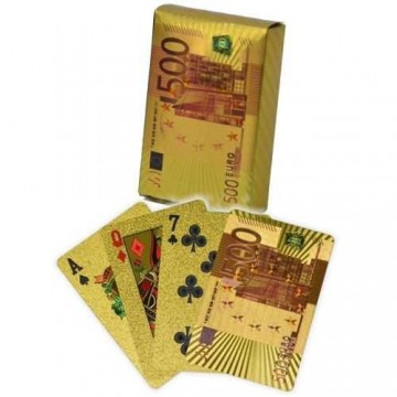 Kaarten 500 euro goud 100 kunststof   mox spellen