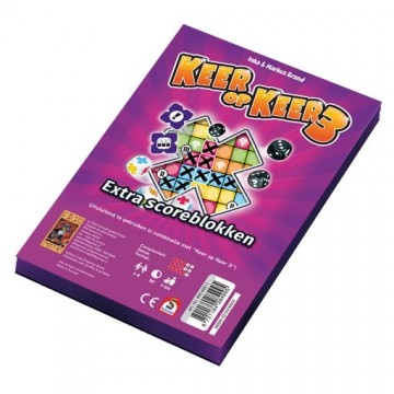 Keer op keer 3 scoreblok mox spellen