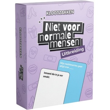 Klootzakken niet voor normale mensen mox spellen