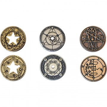 Legendary metal coins   wizard coin set
