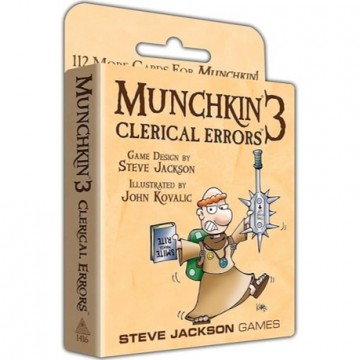 Munchkin 3 clerical errors   mox spellen