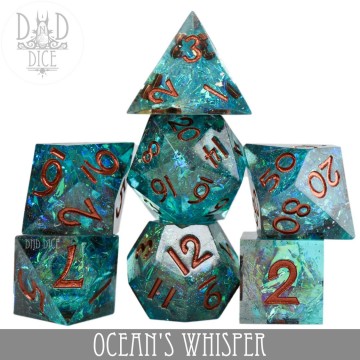 Oceans Whisper | Handmade | 7 Dice Set