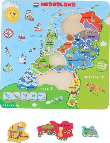 Puzzel van nederland