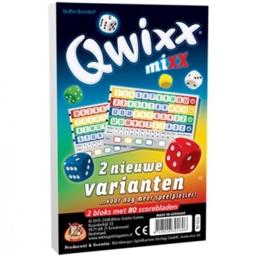 Qwixx mixx mox spellen