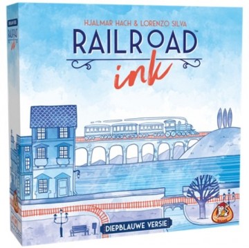 Railroad ink diepblauwe versie mox spellen