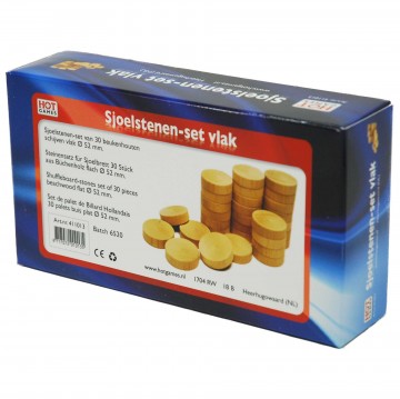 Sjoelstenen 30 stuks 52mm mox spellen