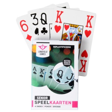 Speelkaarten longfield senior   750695