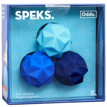 Speks odds blauw