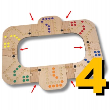 Tokken ombouset 4 persoons