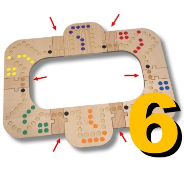 Tokken ombouset 6 persoons