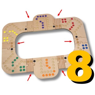 Tokken ombouset 8 persoons 0