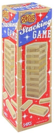 Wooden stacking game