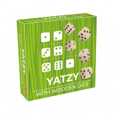 Yatzy met houten dobbelstenen
